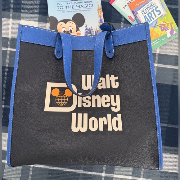 Disney Handbags - Coach x Disney Parks Walt Disney World Leather Field Tote